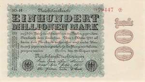 100 Millionen Mark 1923